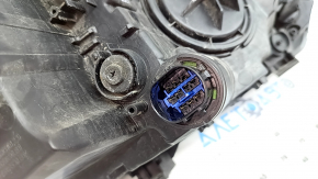 Headlight front left bare Hyundai Tucson 16-18 halogen, with mount and overlay, for polishing, spider web