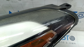 Headlight front left bare Hyundai Tucson 16-18 halogen, with mount and overlay, for polishing, spider web