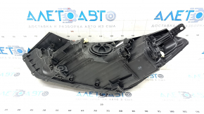 Headlight front right bare Hyundai Tucson 16-18 halogen, with mount and overlay, for polishing, cobweb