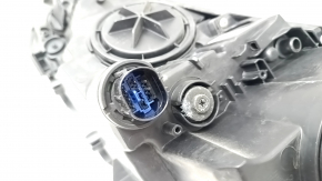 Headlight front right bare Hyundai Tucson 16-18 halogen, with mount and overlay, for polishing, cobweb