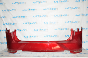 Rear bumper bare Ford Mustang Mach-E 21-23 red D4, for parking sensors