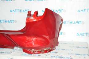 Rear bumper bare Ford Mustang Mach-E 21-23 red D4, for parking sensors