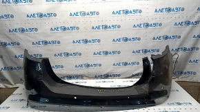 Rear bumper bare Ford Fusion mk5 13-18 black G1, for 4 parking sensors, torn, for spare parts