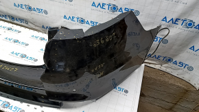 Rear bumper bare Ford Fusion mk5 13-18 black G1, for 4 parking sensors, torn, for spare parts