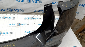 Rear bumper bare Ford Fusion mk5 13-18 black G1, for 4 parking sensors, torn, for spare parts