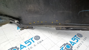 Rear bumper bare Ford Fusion mk5 13-18 black G1, for 4 parking sensors, torn, for spare parts