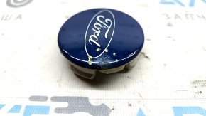 Ford Focus mk3 11-18 54/50mm center cap, blue, paint blistered