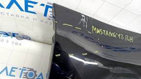 Right threshold Ford Mustang mk6 15 - black, scratches, dented