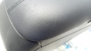 Central console armrest and cup holders Ford Mustang mk6 15- assembled leather black, scratches
