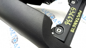 Central console armrest and cup holders Ford Mustang mk6 15- assembled leather black, scratches