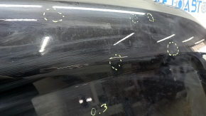 Hood bare Ford Edge 19 - black UM, steel, painted 0.3, bumps