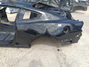 Quarter wing rear left Ford Mustang mk6 15- coupe, on the body, black, bumps