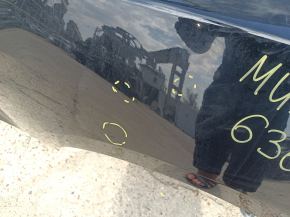 Quarter wing rear left Ford Mustang mk6 15- coupe, on the body, black, bumps