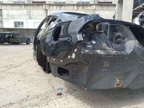 Quarter wing rear left Ford Mustang mk6 15- coupe, on the body, black, bumps