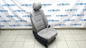 Passenger seat Hyundai Tucson 16-18 without airbag, mechanical, gray cloth, for cleaning, scratches