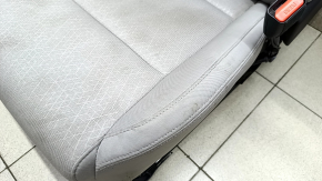 Passenger seat Hyundai Tucson 16-18 without airbag, mechanical, gray cloth, for cleaning, scratches