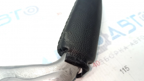 Parking brake lever Ford Mustang mk6 15- leather, black. without cover, worn