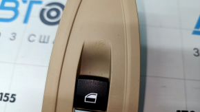 Front right window lift control BMW 3 F30 12-18 with beige trim, scratches