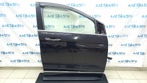 Door assembly front right Ford Edge 15- keyless, black UM, painted 0.3, dented, bump