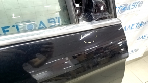 Door assembly front right Ford Edge 15- keyless, black UM, painted 0.3, dented, bump