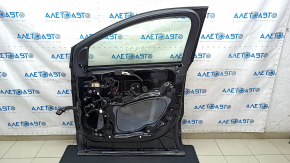 Door assembly front right Ford Edge 15- keyless, black UM, painted 0.3, dented, bump