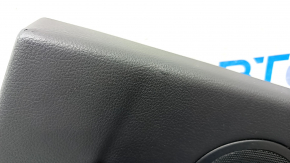 Door trim card rear left BMW 3 F30 12-18 black, wood trim, beige leather insert, with gray molding and backlight, dent