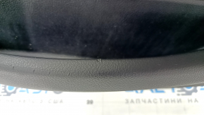 Door trim card rear right BMW 3 F30 12-18 black, wood trim, beige leather insert, with gray molding and backlight, scratches