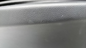 Door trim card front right BMW 3 F30 12-18 black, wood trim, beige leather insert, with gray molding and backlight, scratches
