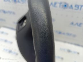 Bare steering wheel BMW 3 F30 12-18 leather black, Sport under petals without heating, worn, scratches, torn fastening