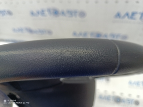 Bare steering wheel BMW 3 F30 12-18 leather black, Sport under petals without heating, worn, scratches, torn fastening