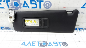 Left visor BMW 3 F30 4d 15-18 black, without hook