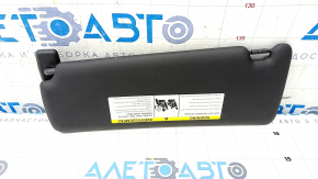 Right visor BMW 3 F30 4d 15-18 black, without hook