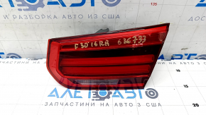 Light inside trunk lid right BMW 3 F30 16-18 light, broken guide
