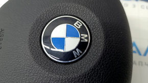 Airbag in steering wheel driver BMW 3 F30 17-18 Sport black, chrome defect