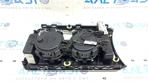 Center console trim with cup holder Ford Edge 19 - black, for parking sensors, scratches