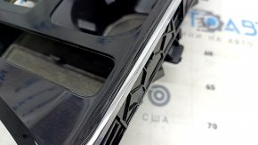 Center console trim with cup holder Ford Edge 19 - black, for parking sensors, scratches