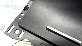 Box pocket center console Ford Edge 19- black, for wireless charging, with backlight, worn