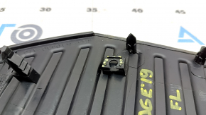 Driver's footrest Ford Edge 15 - black, broken fasteners, worn