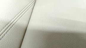 Driver's seat BMW 3 F30 12-18 with airbag, electric with memory, beige leather, cracks, scratches, dry cleaning