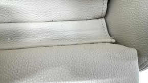 Driver's seat BMW 3 F30 12-18 with airbag, electric with memory, beige leather, cracks, scratches, dry cleaning