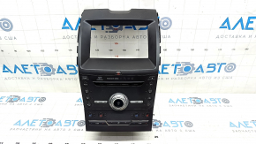 Radio and climate control panel Ford Edge 19- sync 3, auto, with heated and ventilated seats, scratch