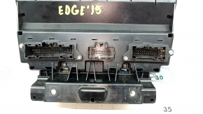 Radio and climate control panel Ford Edge 19- sync 3, auto, with heated and ventilated seats, scratch