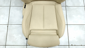 Passenger seat BMW 3 F30 12-18 with airbag, beige leather, Sport, tear