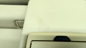 Rear row of seats 2nd row BMW 3 F30 16-18 beige leather, separate back, dry-cleanable, missing plug