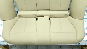 Rear row of seats 2nd row BMW 3 F30 16-18 beige leather, separate back, dry-cleanable, missing plug