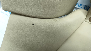 Rear row of seats 2nd row BMW 3 F30 16-18 beige leather, separate back, dry-cleanable, missing plug