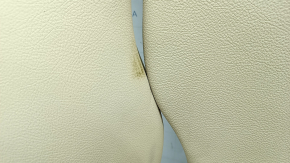 Rear row of seats 2nd row BMW 3 F30 16-18 beige leather, separate back, dry-cleanable, missing plug