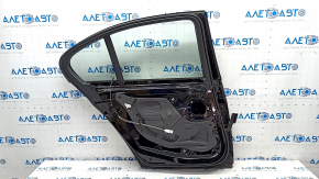 Door assembly rear left BMW 3 F30 12-18 black 668, bump, scratches on the trim