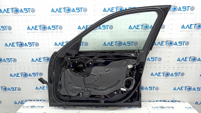 Door assembly front right BMW 3 F30 12-18 black 668, bumps, scratches on the trim