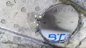 Foam under spare tire Chrysler 200 15-17 torn, dented